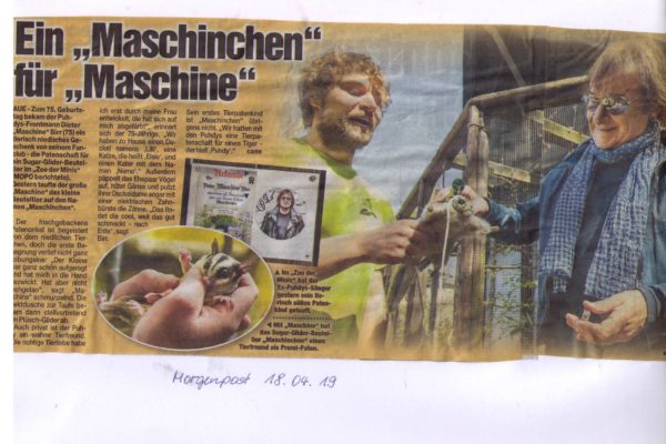 19 04 18 Morgenpost Ein Maschinchen für Maschine