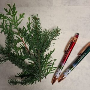 Der Weihnachtskugelschreiber 2025 vom "Zoo der Minis" Aue